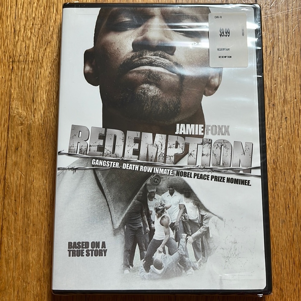 NWT Shrink-wrapped Redemption DVD Jamie Fox based on a true story